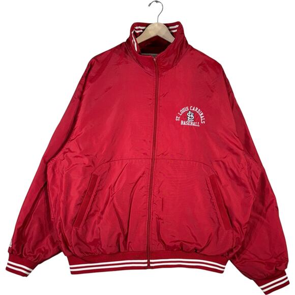 Vintage St. Louis Cardinals Mini Logo Full Zip MLB Jacket XL - Picture 1 of 7